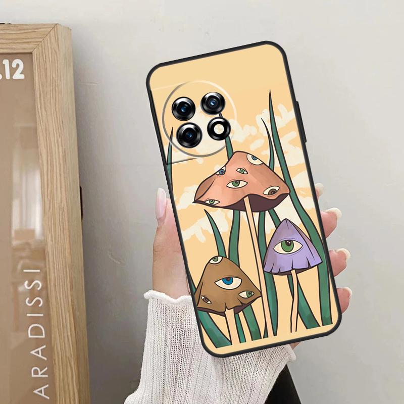 Психоделические Грибы Цветочный Чехол Для OnePlus Nord CE 4 3 2 Lite 2T N10 N20 N30 OnePlus 12 11 9 10 Pro 8T 10T 12R Обложка
