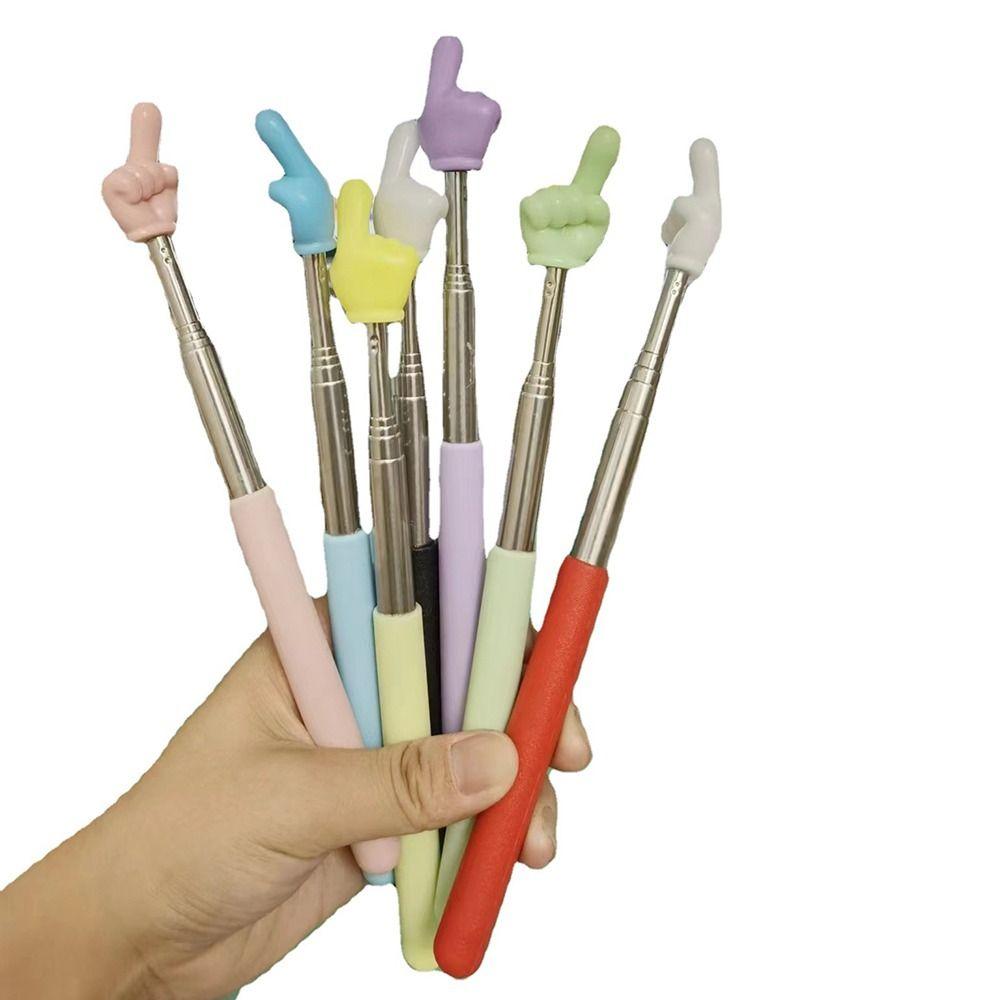 Steel Finger Design Finger Reading Sticks Handheld Presenter Whiteboard Pointer Teaching Stick