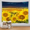 Sunflower Flower Tapestry Wall Chart Hippie Boho Tapestry Colorful Psychedelic Home Living Room Bedroom Decoration
