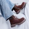 Новые ботинки Martin с толстой подошвой, модные в стиле ретро, британские, со шнуровкой спереди, универсальные ботинки для активного отдыха 66681-R