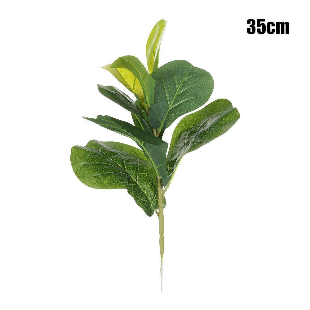 Decoration Courtyard Ornament Faux Leaves Lifelike Greenery Fake Plants Artificial Ficus Branch
