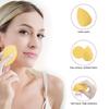 with Egg Case Makeup Sponges Set Yellow Face Makeup Tools  for Foundation Application