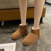 Fashion New Non-slip 2024 Hot Sale Winter Women Ankle Boots Warm Short Plush Flat with Outdoors Women's Snow Boots Botines De Mujer