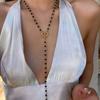 Роскошное сексуальное длинное Y-образное ожерелье для женщин и девочек, красочное простое длинное ожерелье с кисточками, ювелирные изделия, аксессуары, подарки