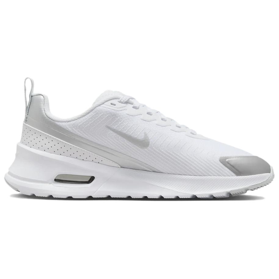 Nike Air Max Nuaxis White Pure Platinum Metallic Silver Women's Sneakers Casual Shoes HF1233-101