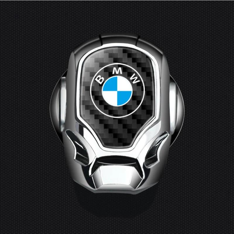 BYC1 1PCS Car ONE-CLICK Start Buttons Protective Cover Decor For BMW X1 X3 X5 X6 X7 1 3 5 6 7 Series G20 G30 G11 F15 F16 G01 G02 F48