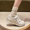 Thick-soled Inner Height Increase Single Mesh Breathable Dad Shoes Women's 2025 New Summer Explosion Korean Version of Forrest Gump Sports Shoes