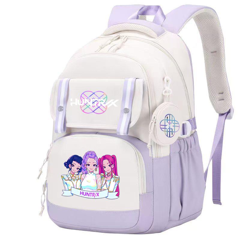 Animation Cartoon With Schoolbag College Style Trend Men And Women Versatile Primary And Secondary School Students Casual Backpack