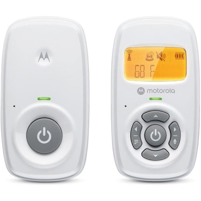 Аудионяня - MOTOROLA - AM24 - 300 м - ЖК-экран - Белый