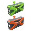 Погодное радио на солнечной батарее, двухдинамиковое, аварийное AM/FM многодиапазонное радио со светодиодным фонариком, аккумулятор 10000 мАч
