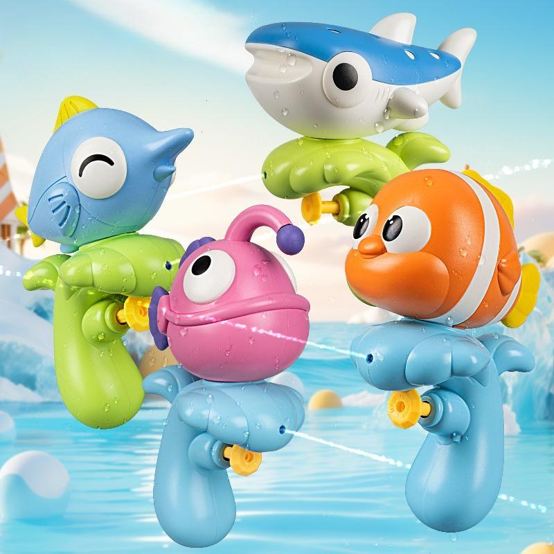 Cartoon Water Gun For Kids Mini Animal Squirt Gun Summer Beach Pool Bath Toy Outdoor Water Fighting Game Toy For Boys Girls