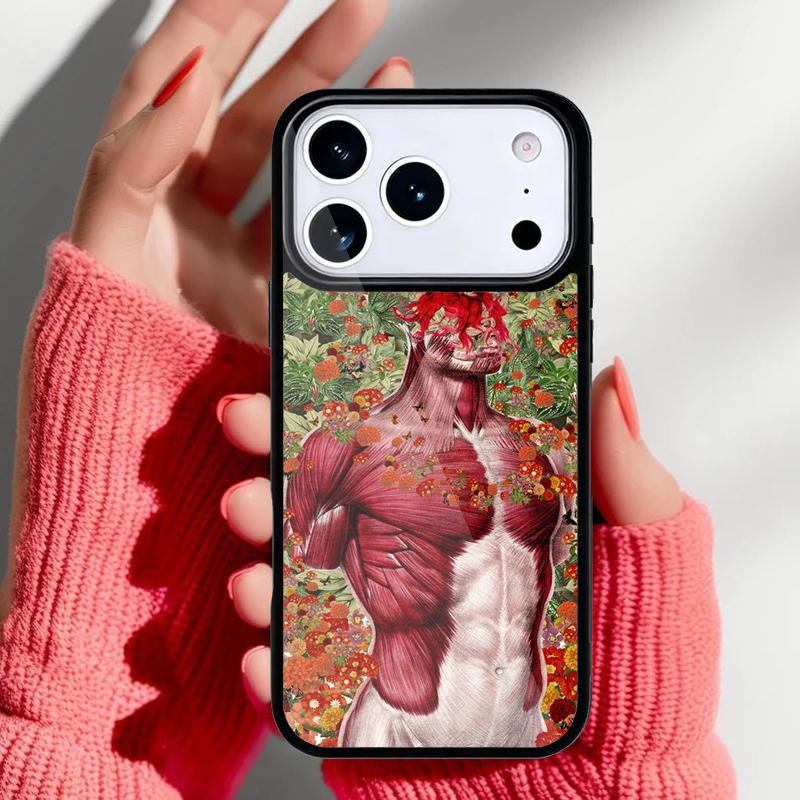 Чехол для телефона с изображением человеческого мозга для iPhone 17 16 15 14 13 Pro Max Задняя крышка для 12 11 Pro Coque