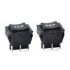 2 шт./компл., прочные контакты включения/выключения DPDT, положение 6, аксессуар для кулисного переключателя лодки