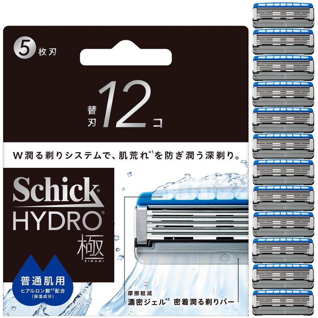 Schick Сменные лезвия Hydro Extreme для бритья нормальной кожи (12 лезвий) - Мужской
