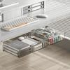 Drawer Storage Box Under Table Hidden Self-Adhesive Drawer Type Storage Cabinet Office Desk Cosmetics Stationery Storage Rack