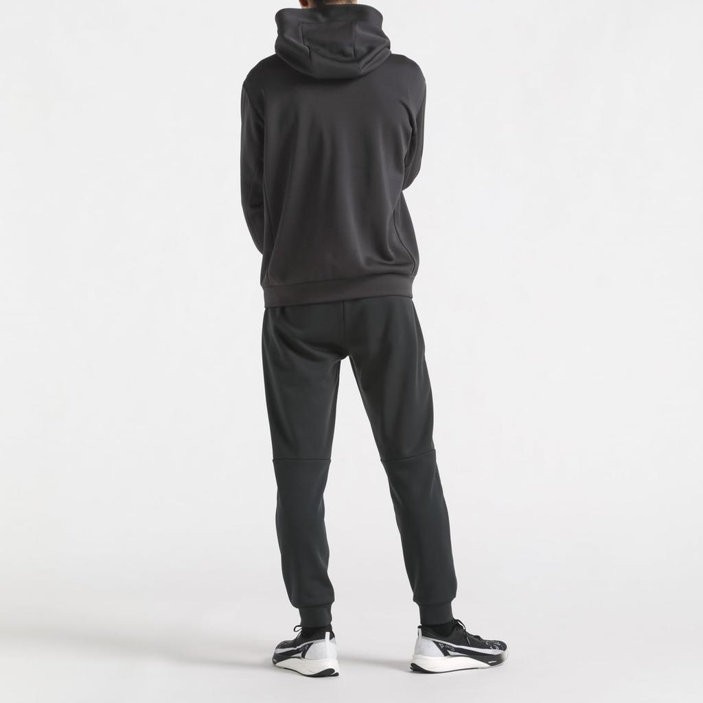 Толстовка Descente Худи на молнии Стрейч Тренировочная Беговая Черная M [Move Sports]