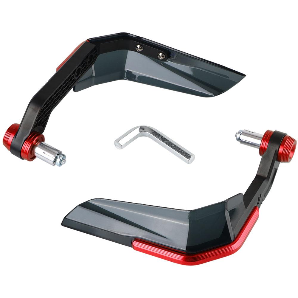Aluminum Alloy ABS Falling Protector for Motorcycle Scooter Mountain E-Bike Handguards Motorcycle Hands Guards Windproof Handlebar End Install