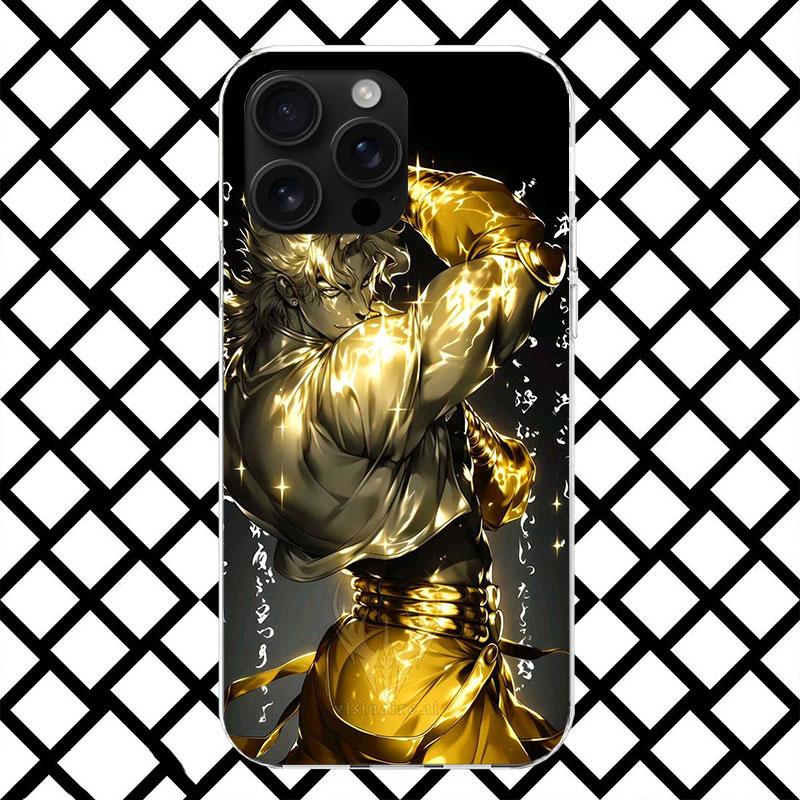 Чехол для телефона JoJo Adventure Dio Diego Brando для iPhone 17 Air 16 16E 15 14 Plus 13 Mini 12 11 Pro Max 7 8 + SE 2020 Мягкий чехол Fu