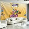 Rugrats Wall Tapestry Aesthetic Wall Hanging Printed Fabric Blanket Decorative Tapestries for Bedroom Living Room Home Decor