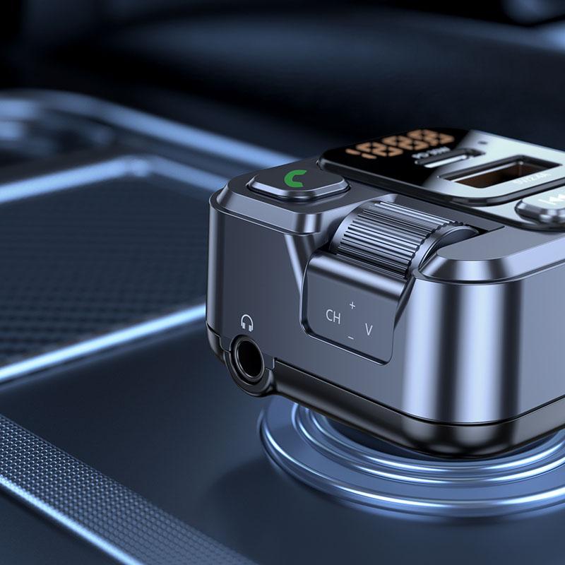 Bluetooth 5.1 Автомобильный Bluetooth-приемник MP3 Play Car Multifunction Music PD30W 5V/2.4A Handsfree с USB-адаптером для зарядки