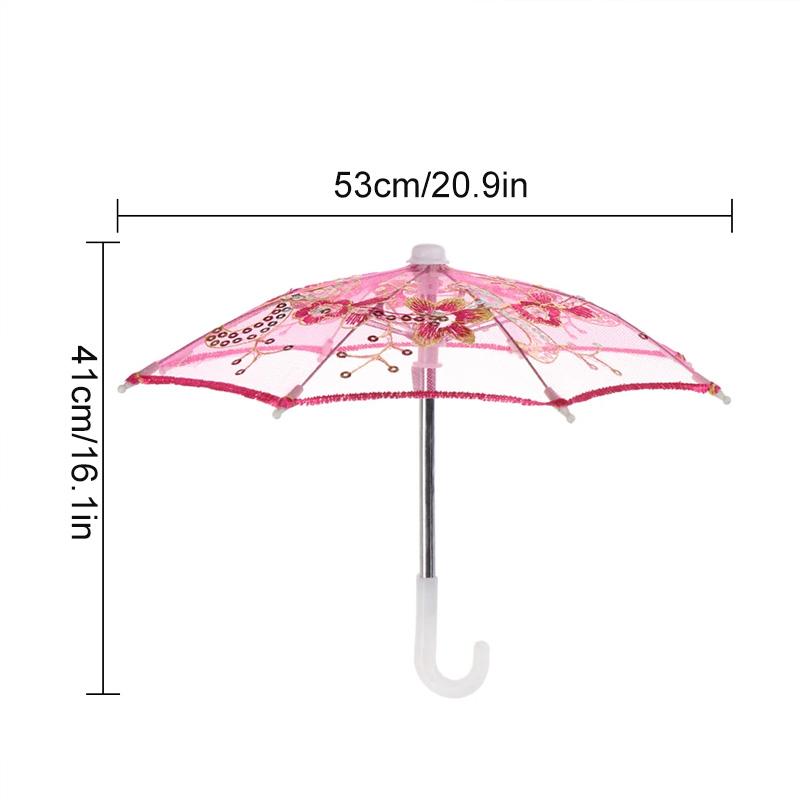1PC Embroidered Photography Prop Toy Gifts For Girls Decorative Umbrella Dance Accessories Large Size Lace Umbrella