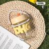 1 шт. Стакан для питья Прозрачное стекло Высокая ценность Антиожоговый Милый стакан с соломинкой Жемчужный браслет Буква Стакан для воды Посуда для улицы