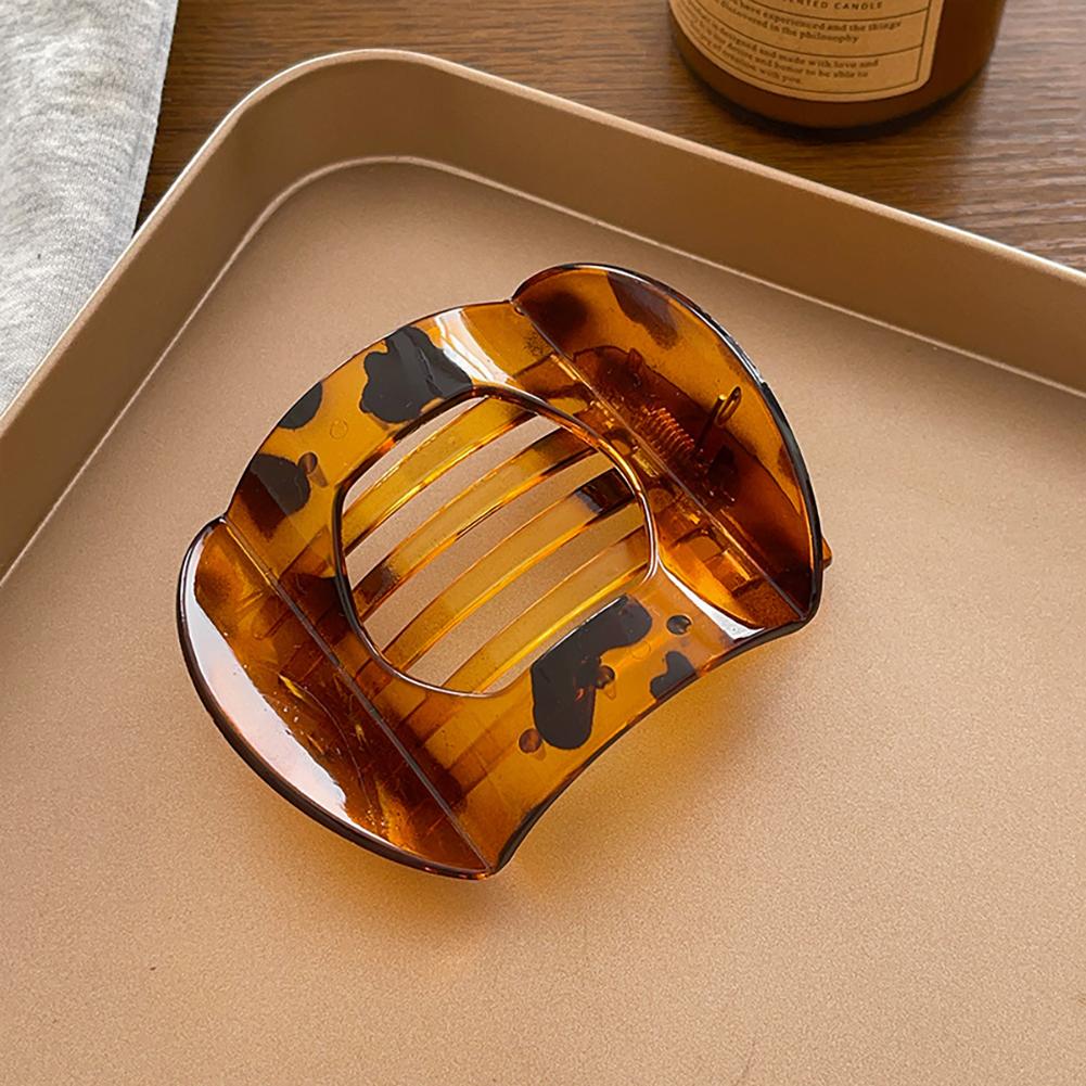 Ретро черепаховая заколка для волос Элегантная простая нескользящая заколка для волос Коготь Заколка для волос Головной убор Аксессуар для волос для женщин