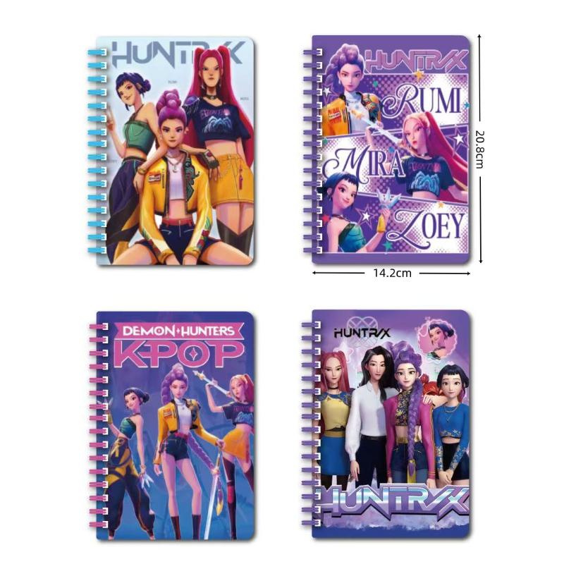 K-pop Охотники на демонов Хантрикс Саджа Блокнот Руми Мира Зои Аниме Канцелярские принадлежности Подарки к школе 15*20,2 см