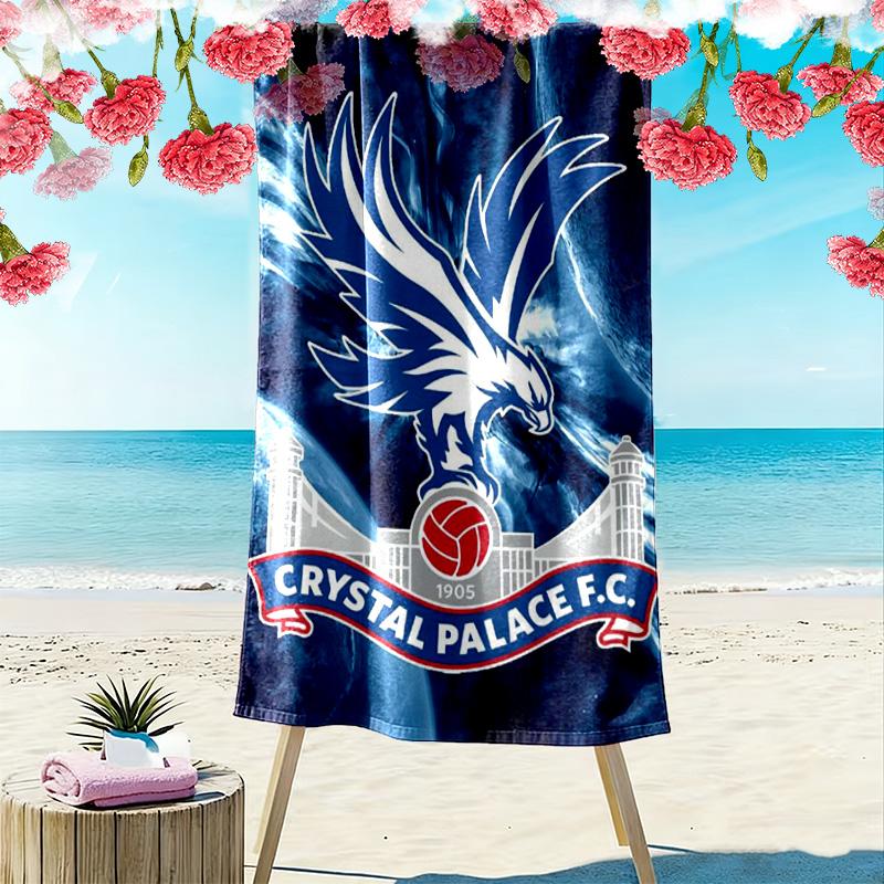 Crystal Palace Print Beach Towel, Large Soft Quick Dry Towel for Beach Camping Swimming