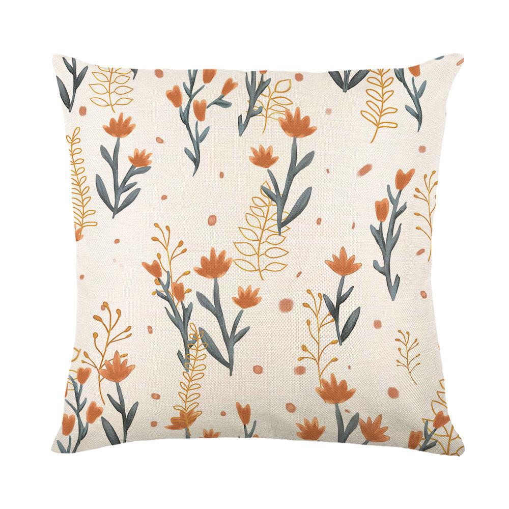 Наволочка с принтом Серия «Цветок растений» для гостиной, дома, подушки, дивана, спальни