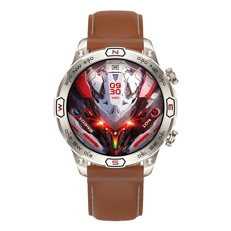 SCIONE Умные часы с пульсометром Bluetooth, голосовым помощником, компасом, фонариком, шагомером, спортивными часами на открытом воздухе