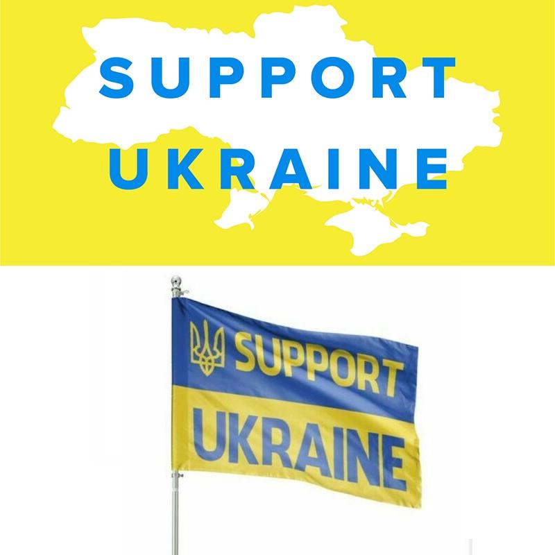 Гигантский флаг Украины 5 футов X 3 фута Качественные материалы Превосходная строчка Устойчивый к УФ-излучению Садовое украшение
