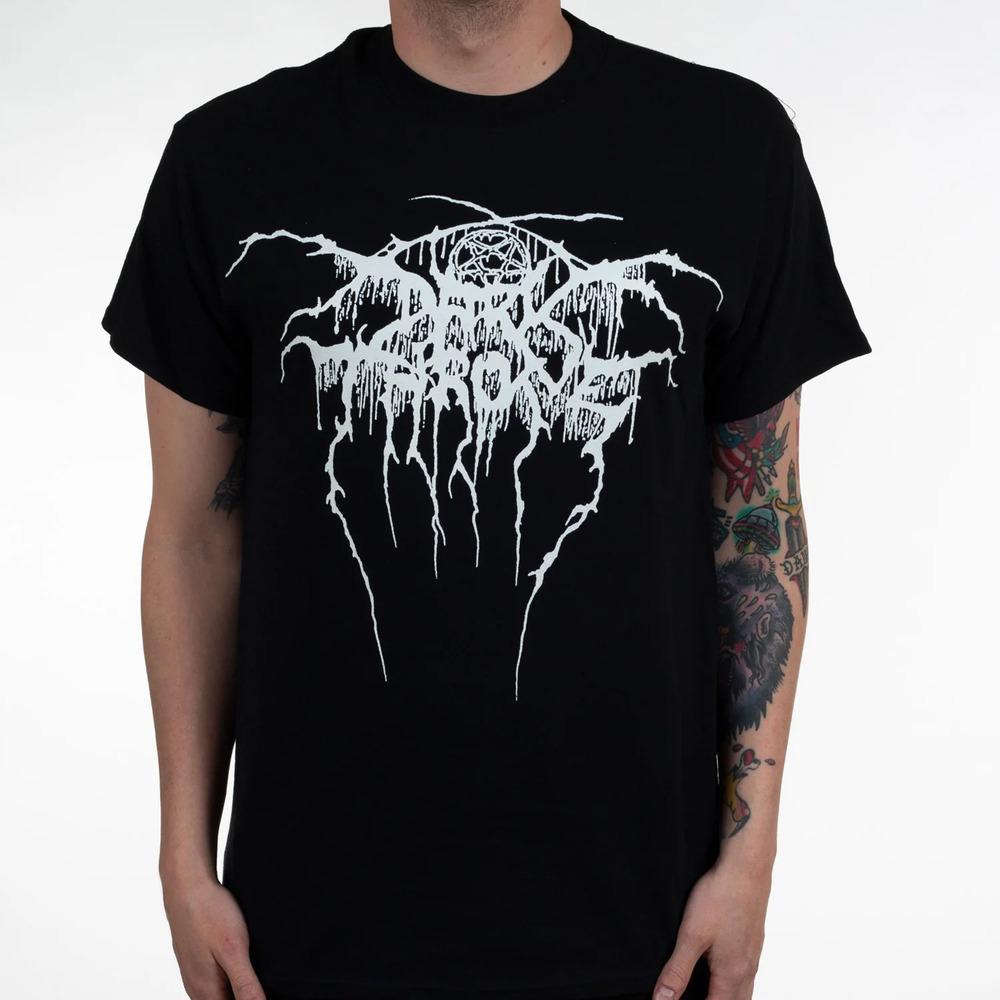 Логотип Darkthrone Классическая группа Подарок для фаната Черная Все размеры от S до 5XL Футболка Унисекс Футболка