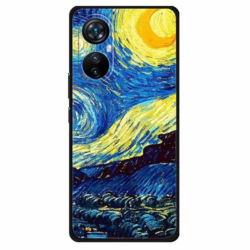 Чехол для Blackview A200 Pro Модный Силиконовый Черный Окрашенный ТПУ Мягкий Чехол для Телефона для Blackview A 200 Pro 6.67 Защитный A200Pro