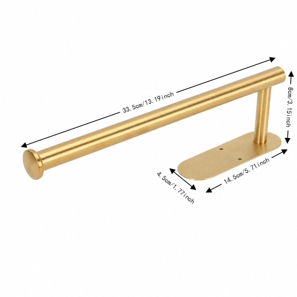Gold Paper Towel Holder Space Saving Under Cabinet Paper Towel Holder Roll Paper Rack Home Hotel