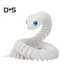 3D Printed Animals Articulated Simulated Snake Stress Relief Toys Realistic Flexible Snake Fidget Toy Tabletop Ornament for Kids Adults