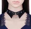 DOKiDOKi Collar and Leash for Human SM SM Choker Cosplay, Master/Slave/Cat Costume, Chain, Goods, Restraints, Handcuffs, Cosplay, Collar, Training,