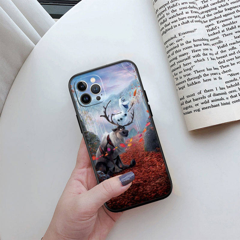 ED39 Олаф Эльза Анна чехол для телефона iPhone 6 6s 7 8 11 12 13 14 15 XS Pro Max XR X SE Samsung S20 S21 S22 S23 S24 FE Ultra Plus Lite S21S A55