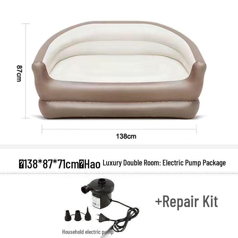 Утолщенное надувное кресло-диван для дома и отдыха на природе