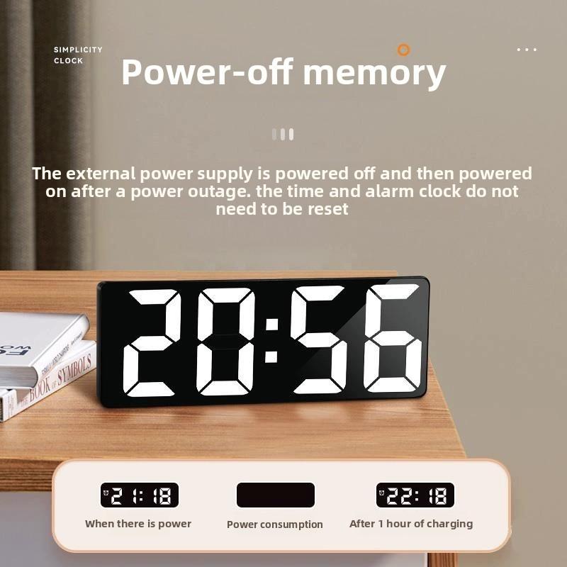 Numeric Modern Electronic Table Clock Desktop Alarm Clocks Digital Display Tool