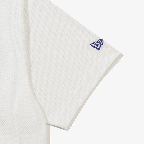 New Era Mlb La Dodgers Mesh T shirT Off whiTe 15147533