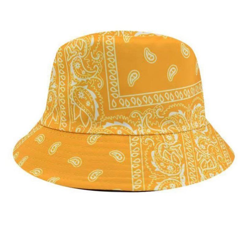 Ретро шляпа рыбака с цветком, уличная мода, складная шляпа для бассейна, двухсторонняя персонализированная шляпа от солнца, уличная шляпа