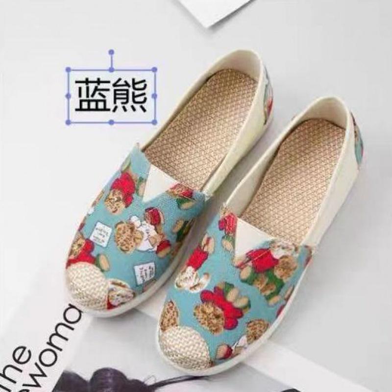 Универсальная парусиновая женская обувь 2024 года, новые туфли из ткани с плоской подошвой, мягкая подошва, легкие повседневные дышащие туфли для рыбалки, теннис