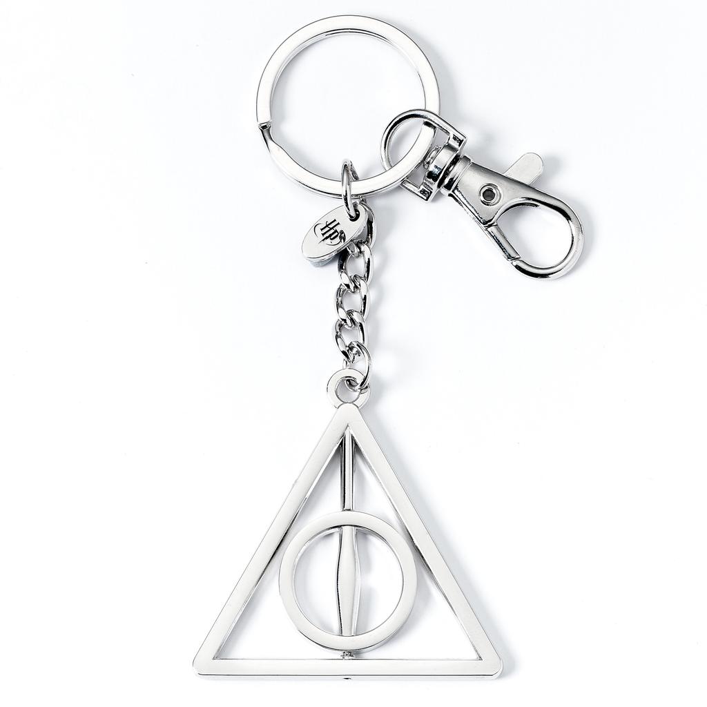 Harry Potter Deathly Hallows spinning keyring
