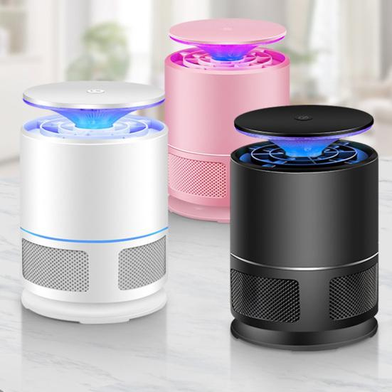 USB-лампа-ловушка для мух с 7-лопастным вентилятором, бесшумная ультрафиолетовая лампа-ловушка для мух