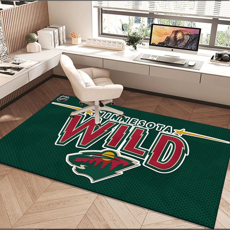 Minnesota Area Rug Suitable for Indoor And Outdoor,Carpets for Playroom, Homes, Offices, Living Rooms,Home Decor,Christmas Fan Gift