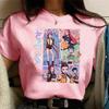 K-pop Охотники на демонов Мира Футболка Женская Девушки Мода Охотники на демонов Косплей Футболка для фанатов Подарок Y2k Топы Футболка