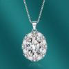 Sace Gems Классический роскошный циркон для женщин кулон ожерелье ювелирные изделия свадебное обещание вечерние подарок