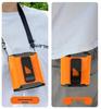 Portable High-Speed Waist Fan with Clip & Digital Display, Long Battery Life, Lighting, & Neck Hanging Option