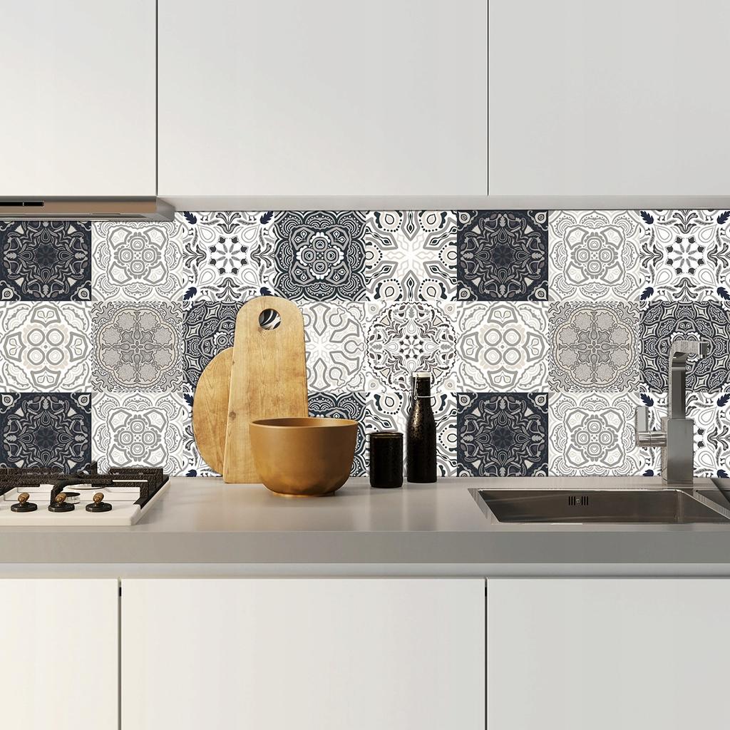Self-adhesive PVC Patchwork Panel Tiles Set of 10 Pieces 20X20Cm Zm-06-003